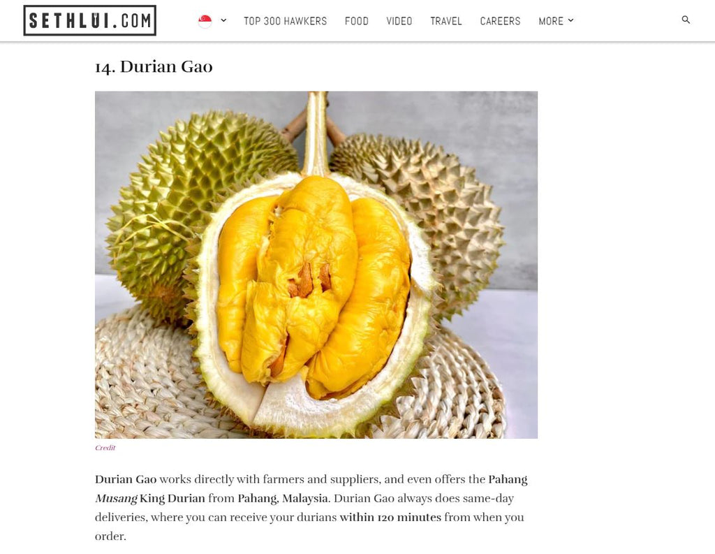 Honest durian stores to get your durian cravings fixed by Sethlui